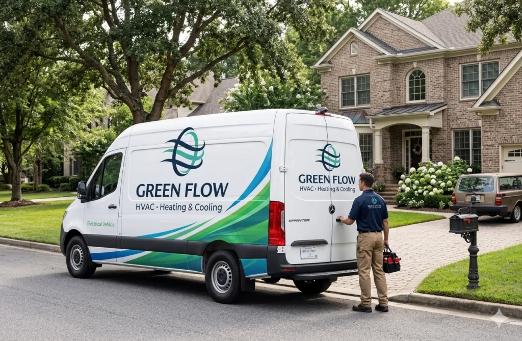 Residential HVAC service equipment
