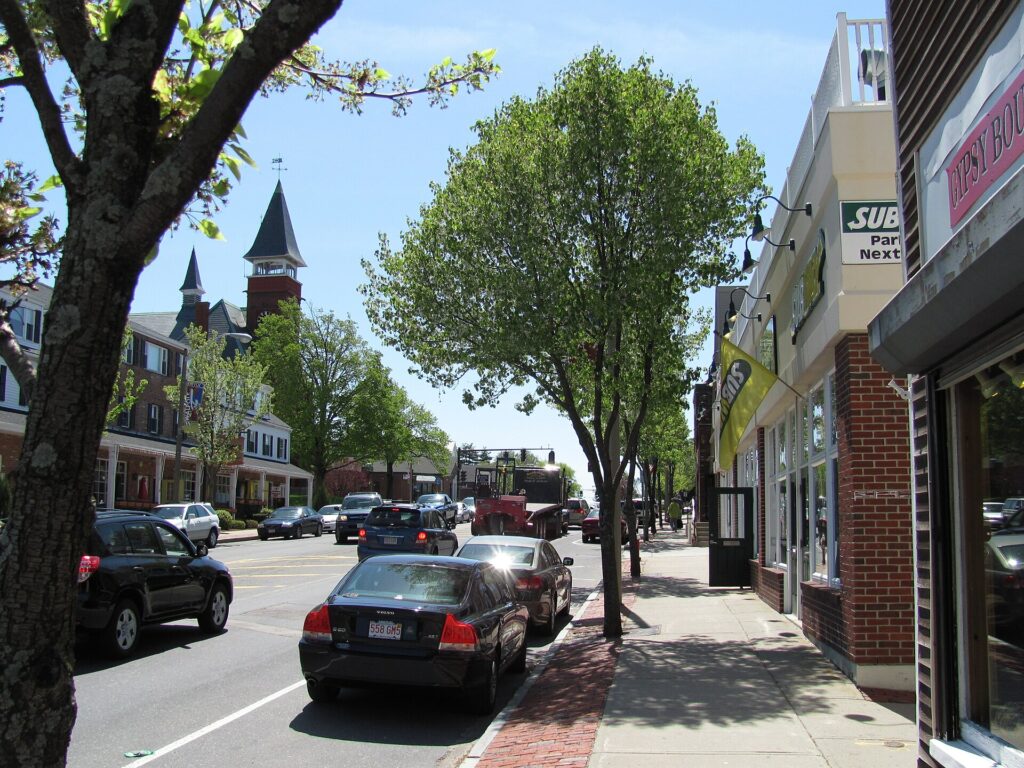 HVAC service area in Walpole