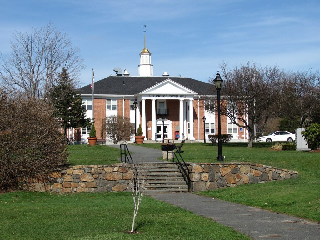 HVAC service area in Burlington
