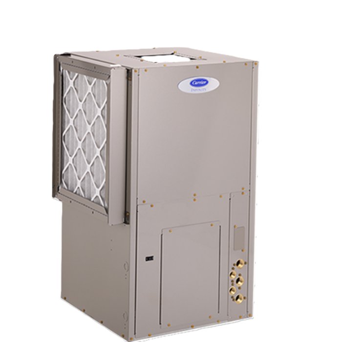 Carrier 3 Ton Geothermal Heat Pump Vertical Top Discharge Left Return R-454B (208/230-1) product image