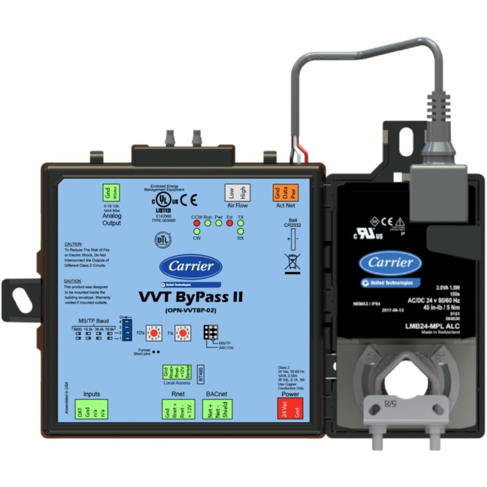 Carrier - OPN-VVTBP-M-02 - i-Vu® VVT Bypass II Controller (Metric) product image