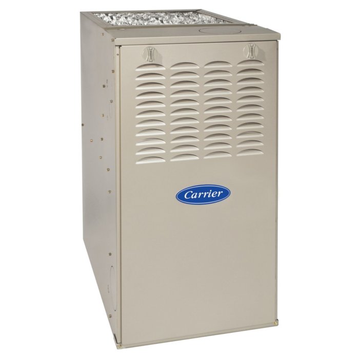 Carrier® Performance™ - 80% AFUE 90000 BTUH Two-Stage, Variable 25-Speed,Non-Communicating, Non-Condensing, Gas Furnace product image