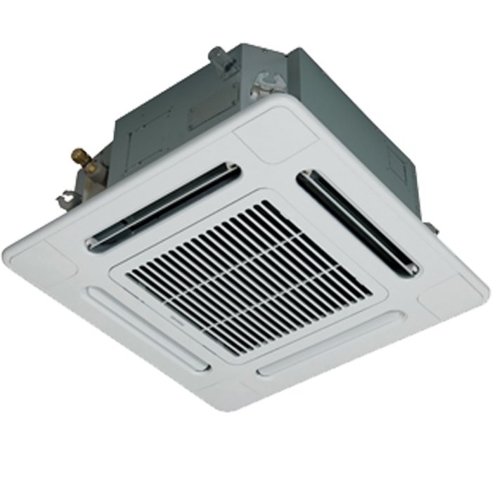 Carrier® Toshiba Ductless Variable Flow (VRF) 24000 Btu 4-Way Heat Pump Cassette Unit product image