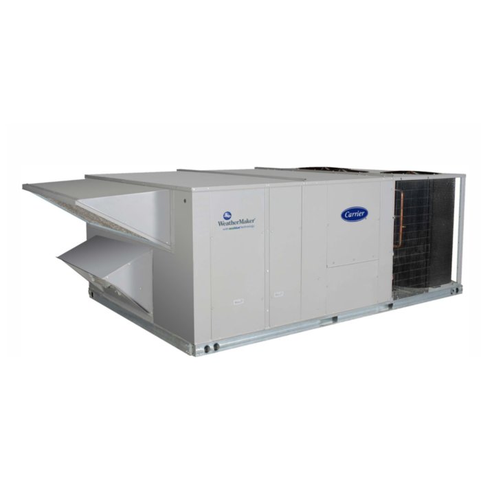 Carrier® WeatherMaker® - 15 Ton Packaged Rooftop Heat Pump Unit R-454B (208/230-3-60) product image