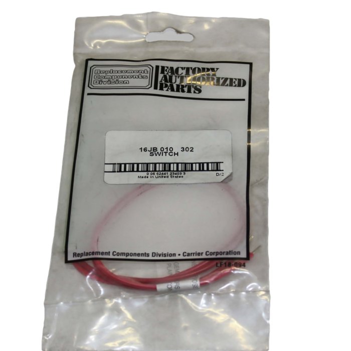 Carrier Factory Authorized Parts™ - 16JB010302 - SWITCH product image