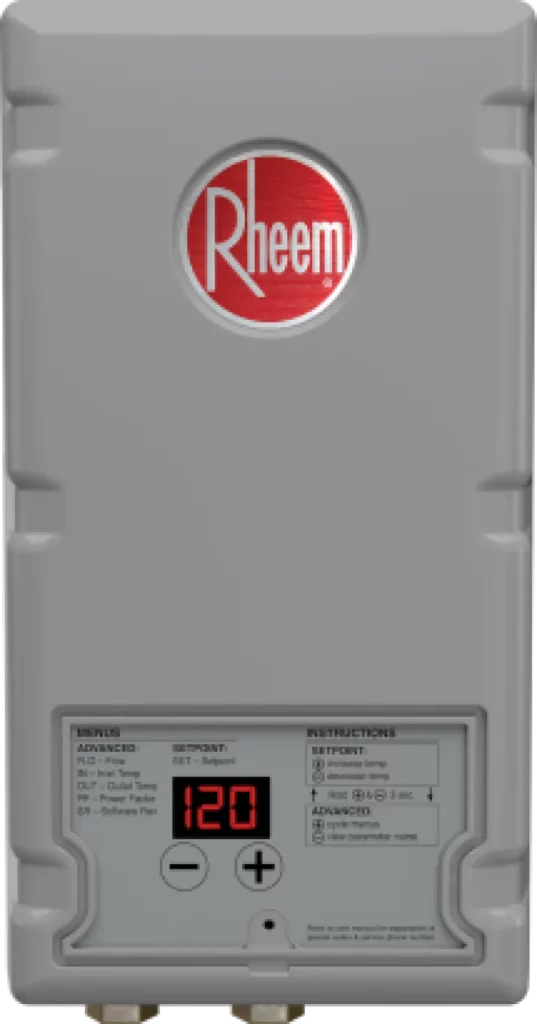 Rheem Thermostatic Tankless Electric Water Heater product image