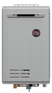 Ruud RUTG- R Series High Efficiency Tankless Gas Water Heater with built-in Recirculation (Outdoor) product image
