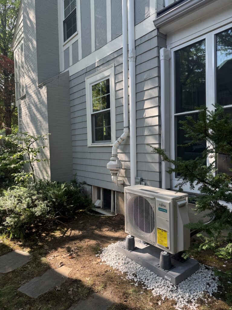 Fujitsu Cold Climate Mini-Split Installation in Newton, MA project photo