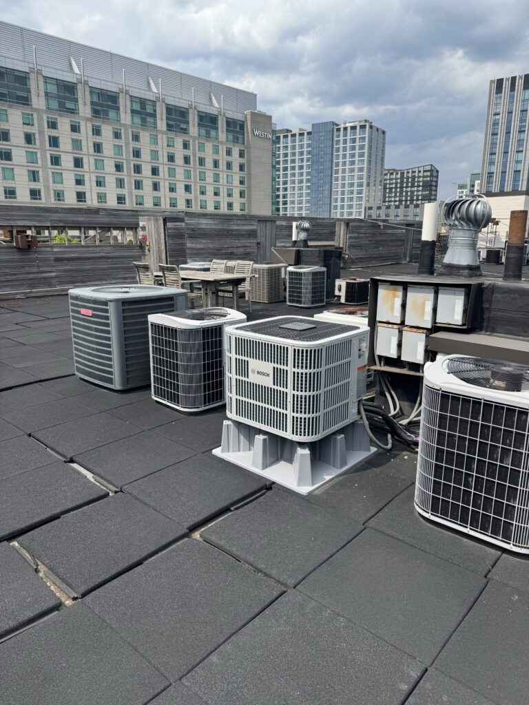 Bosch Heat Pump System with York Gas Furnace Installation in Boston, MA project photo