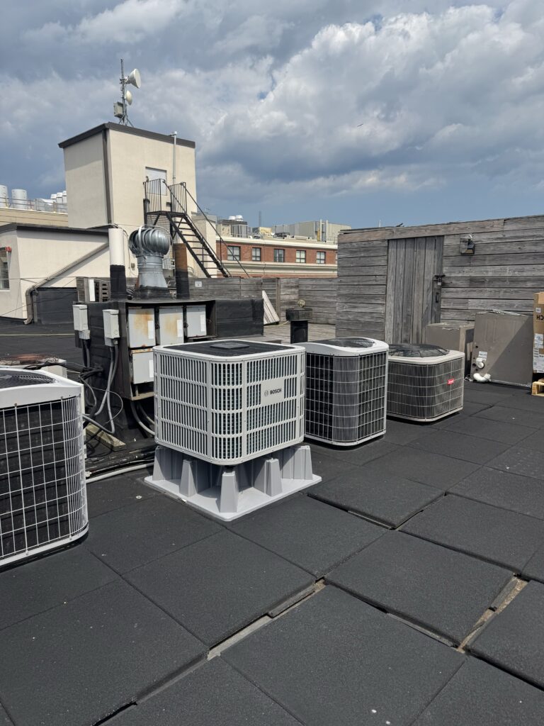 Bosch Heat Pump System with York Gas Furnace Installation in Boston, MA project photo