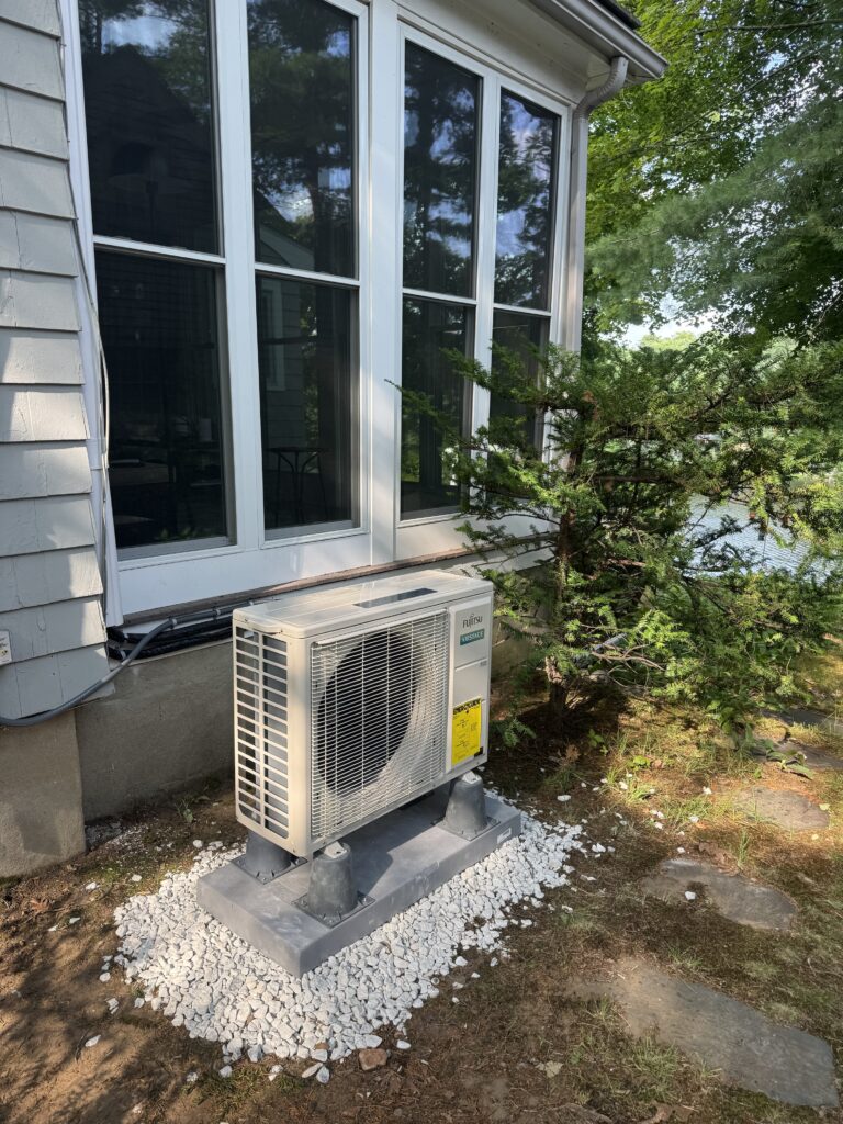 Fujitsu Cold Climate Mini-Split Installation in Newton, MA project photo