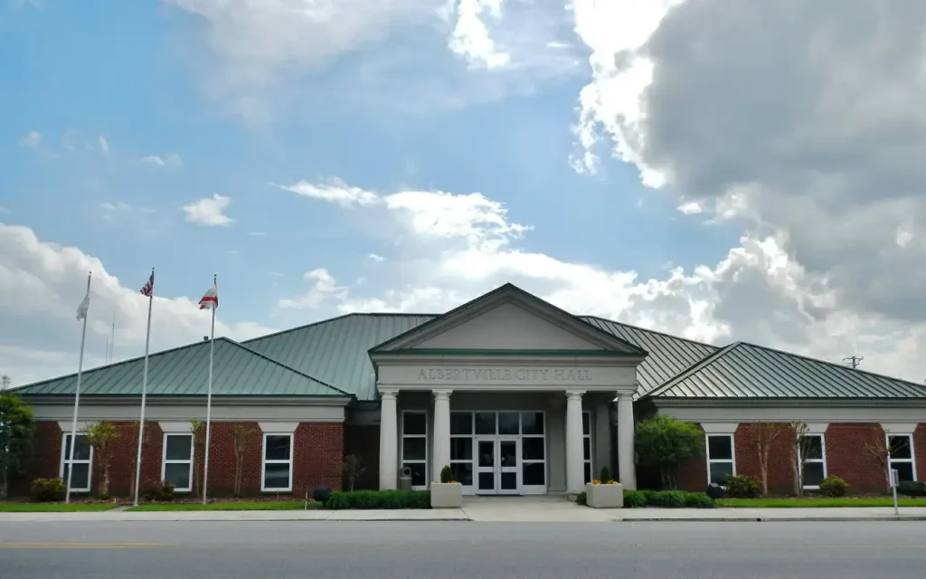 HVAC service area in Albertville