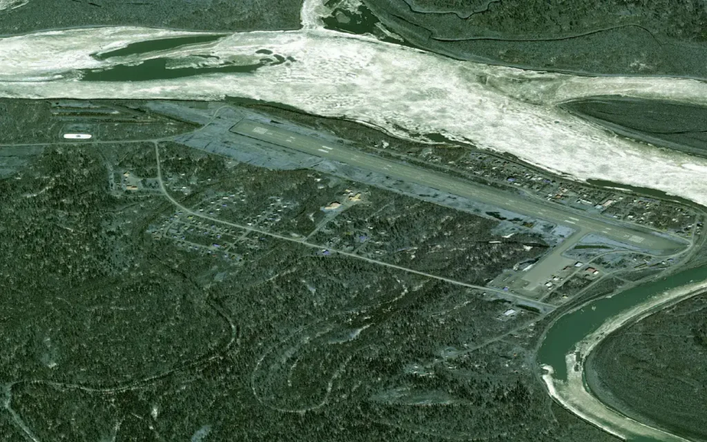 HVAC service area in Aniak
