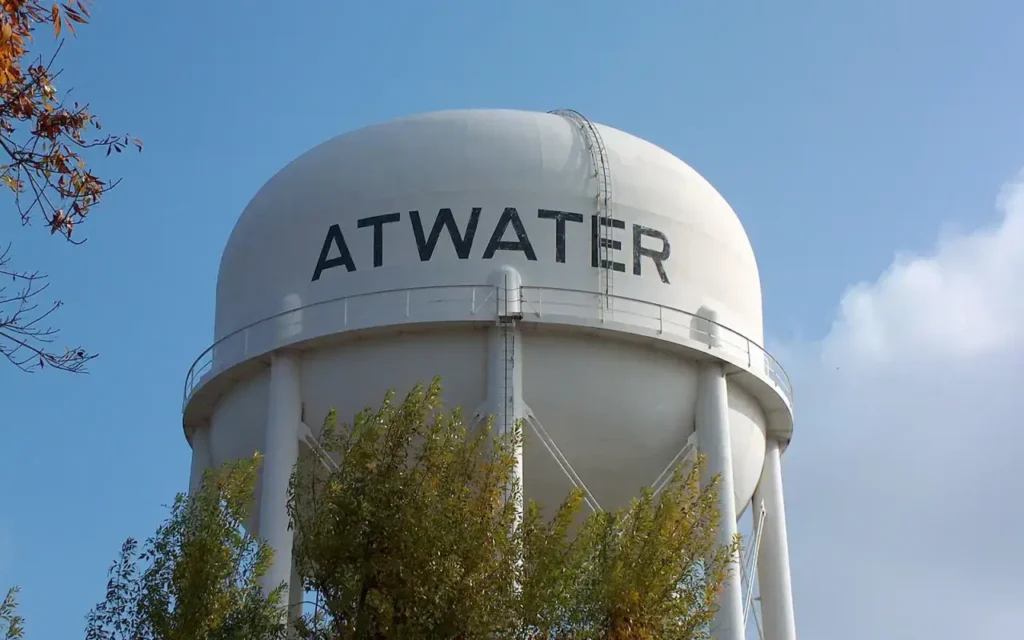 HVAC service area in Atwater