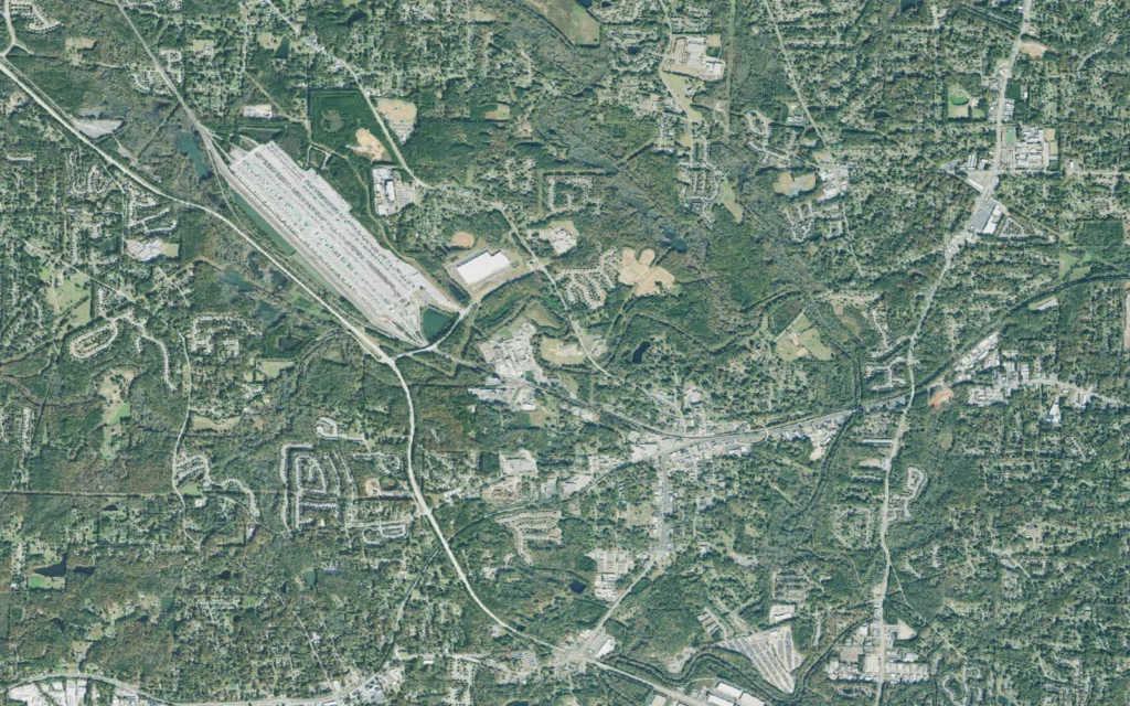 HVAC service area in Austell