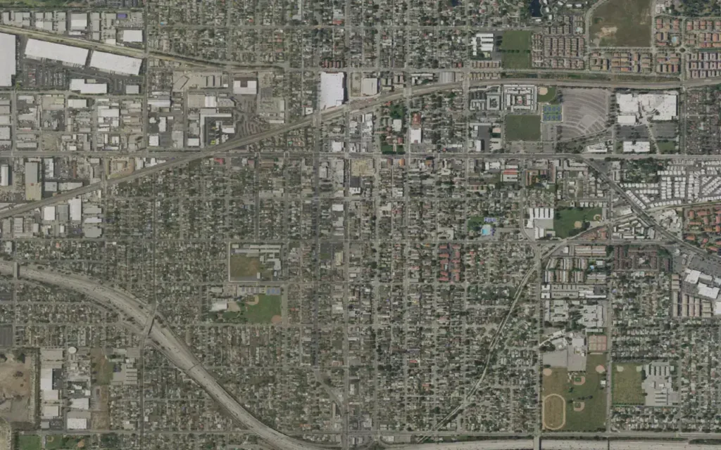 HVAC service area in Azusa
