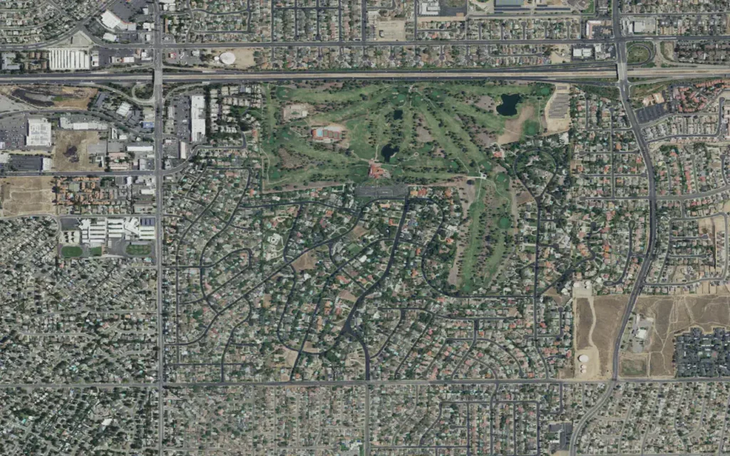 HVAC service area in Bakersfield Country Club
