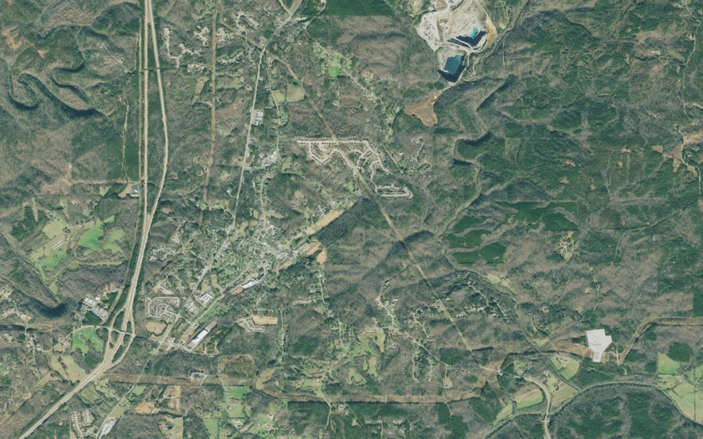 HVAC service area in Ball Ground