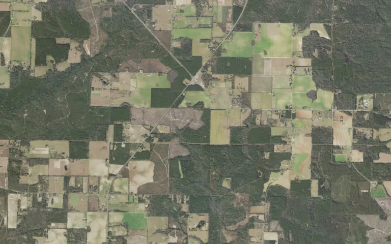 Aerial view centered on Berrydale, Florida