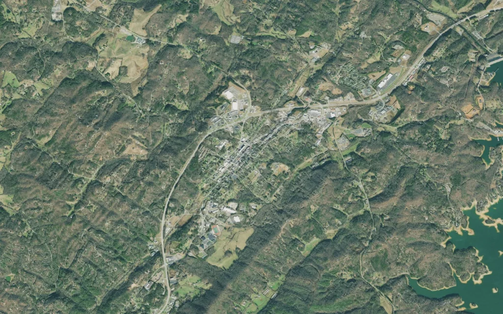 HVAC service area in Blue Ridge