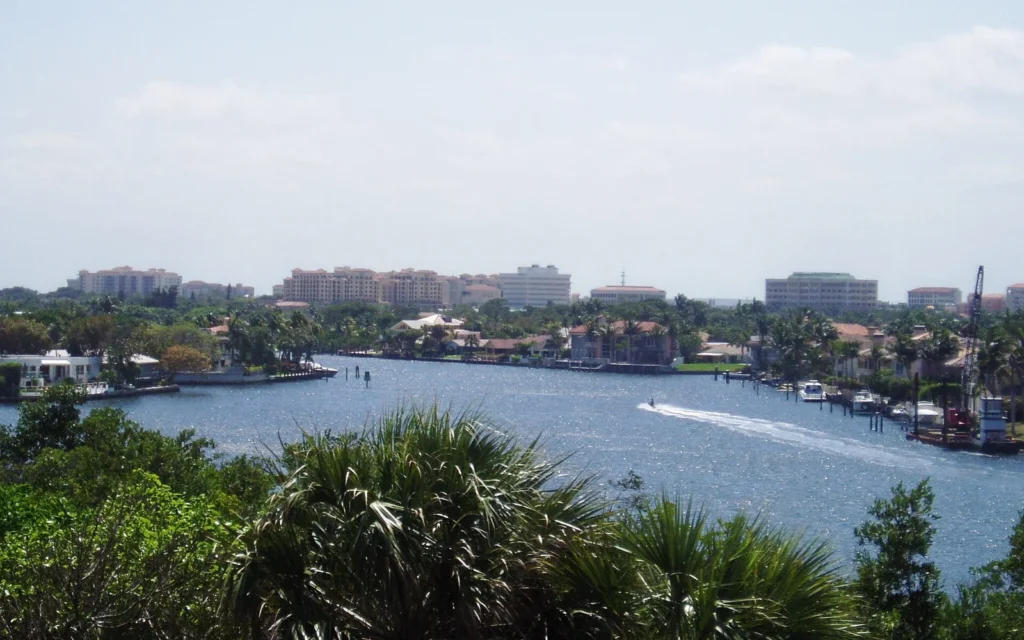 HVAC service area in Boca Raton