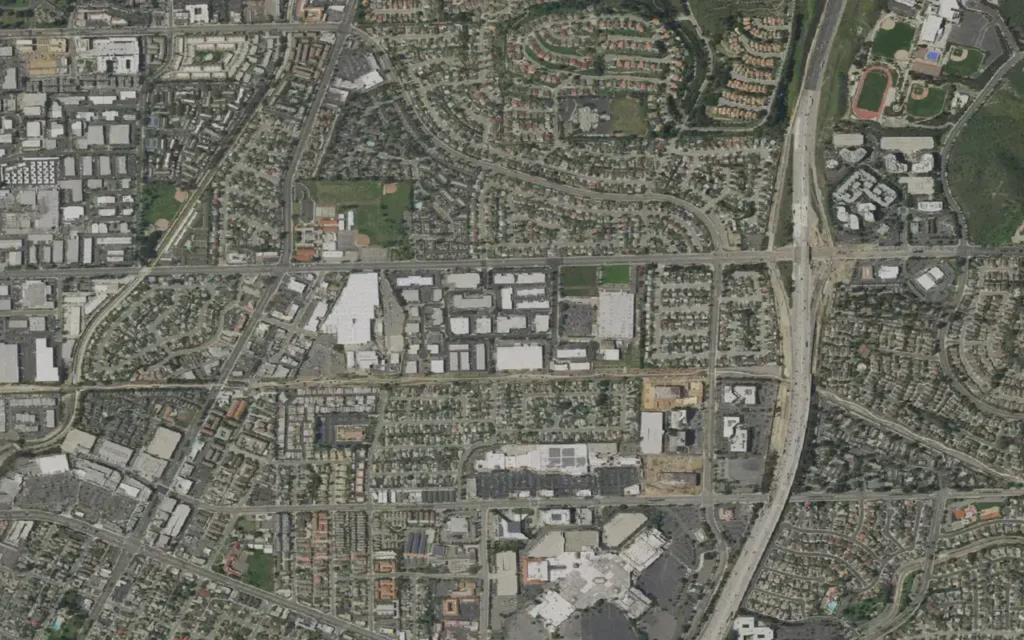 HVAC service area in Brea