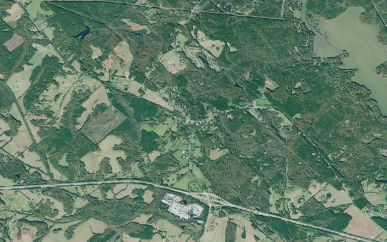 Aerial view centered on Buckhead, Georgia