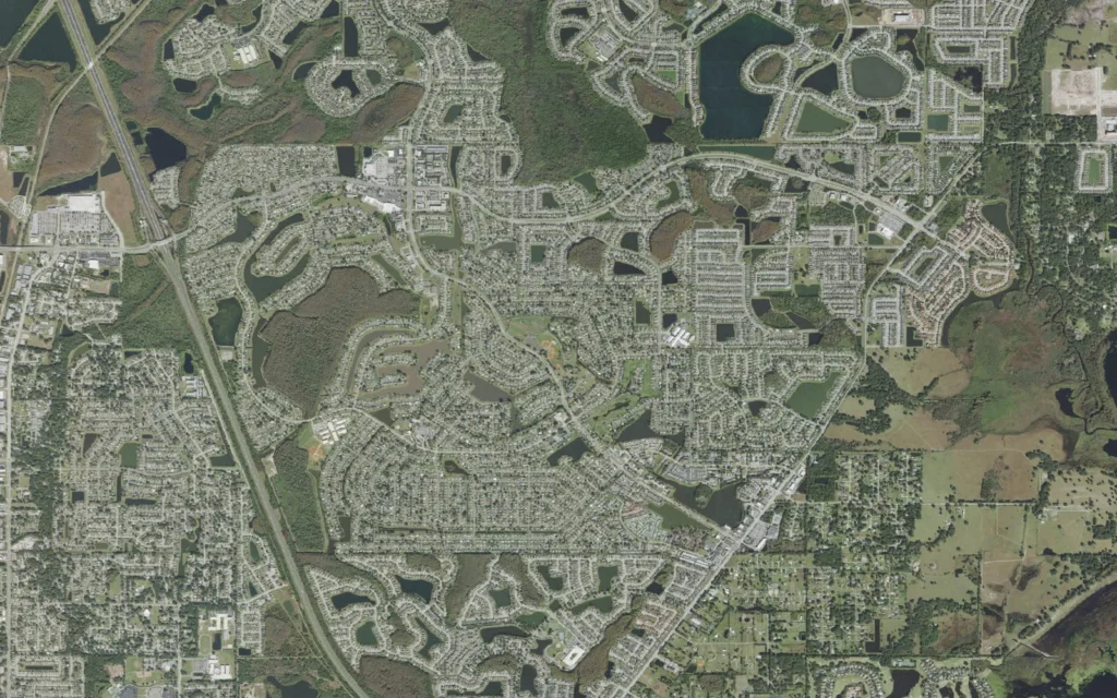 HVAC service area in Buenaventura Lakes