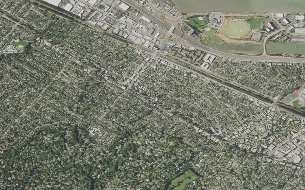HVAC service area in Burlingame