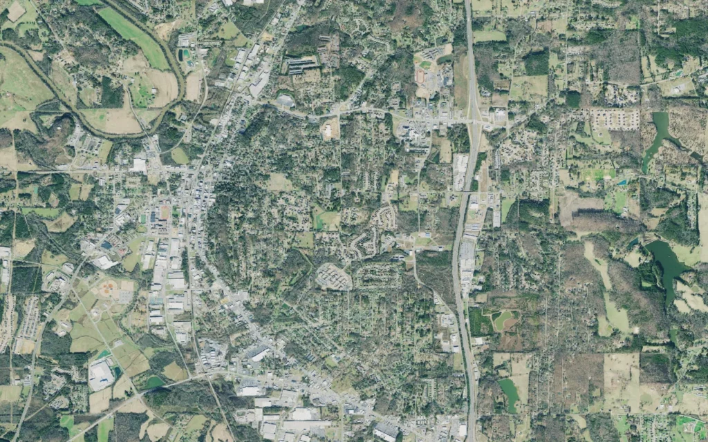HVAC service area in Calhoun