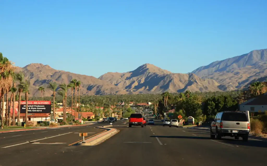 HVAC service area in Cathedral City