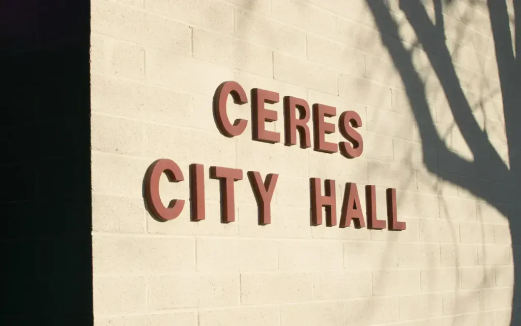 HVAC service area in Ceres