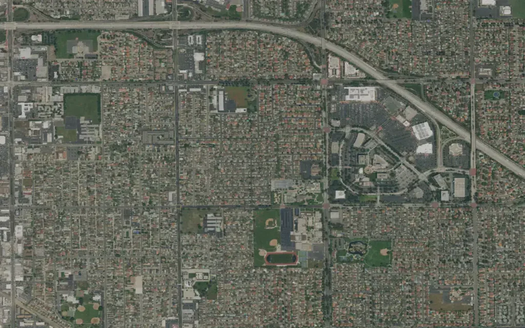 HVAC service area in Cerritos
