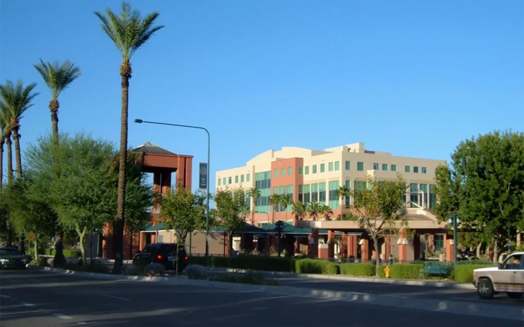 HVAC service area in Chandler