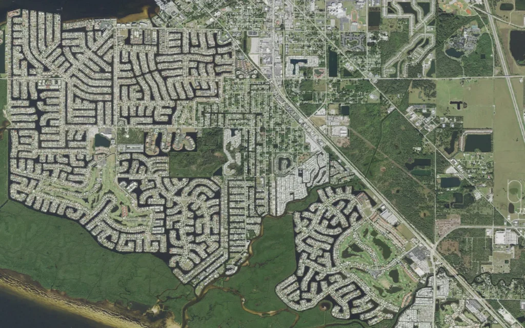 HVAC service area in Charlotte Park