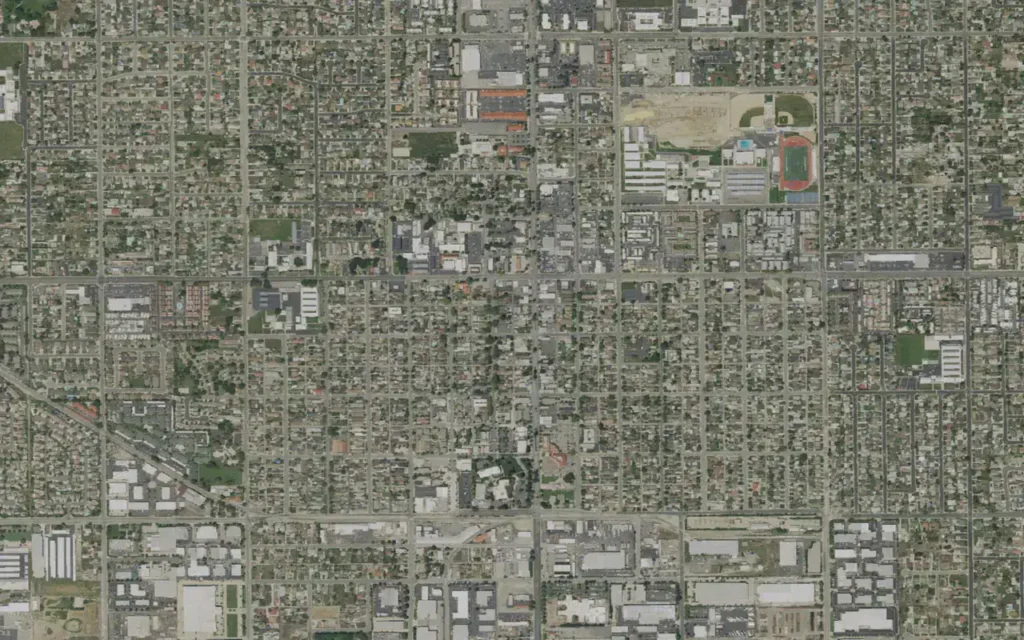 HVAC service area in Chino