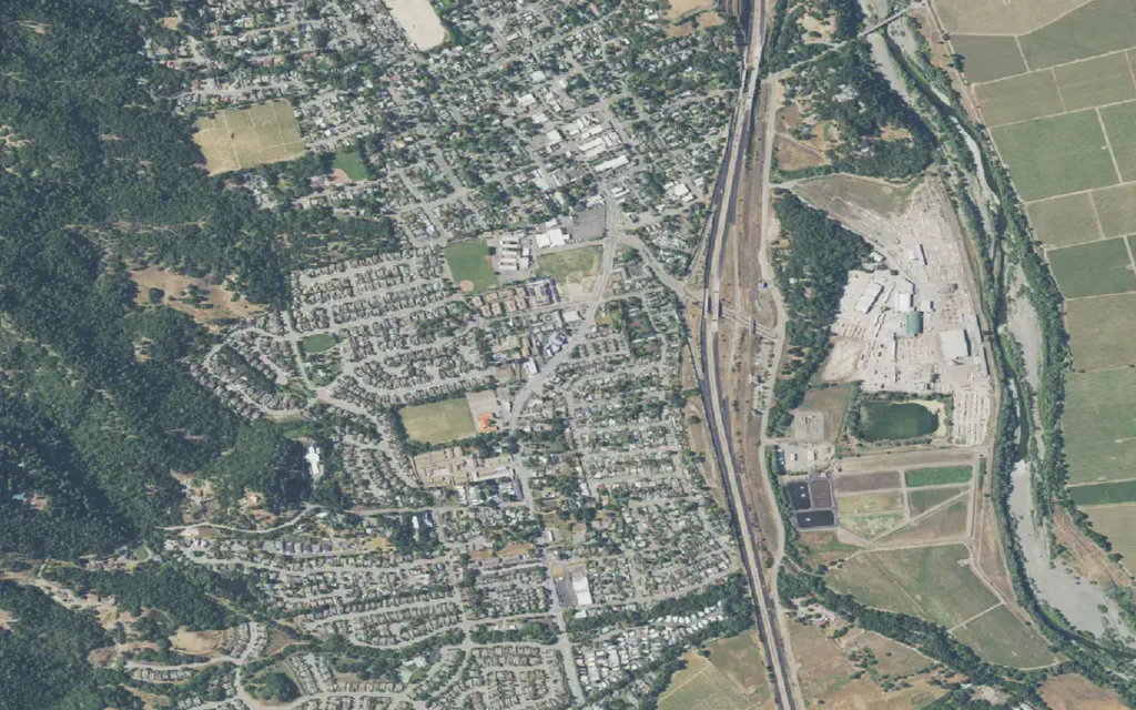 HVAC service area in Cloverdale