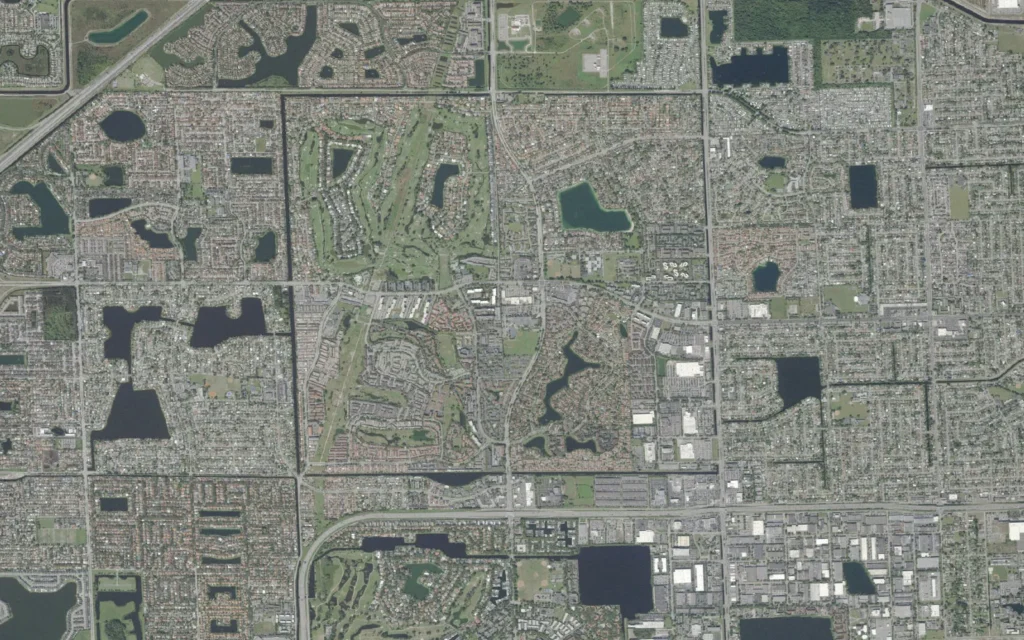 HVAC service area in Country Club