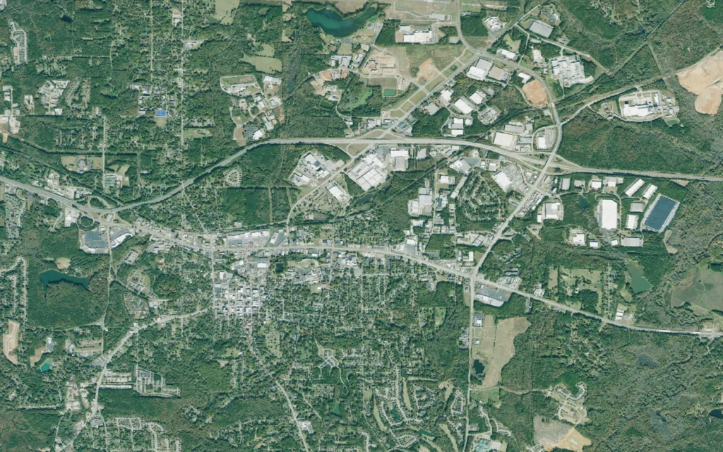 HVAC service area in Covington