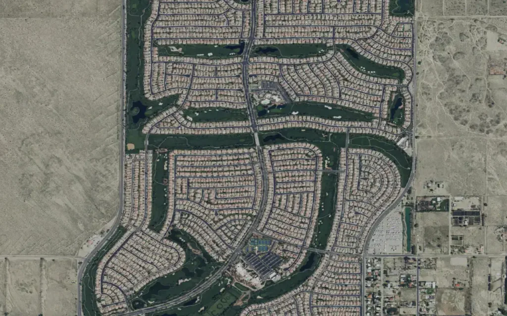 HVAC service area in Desert Palms
