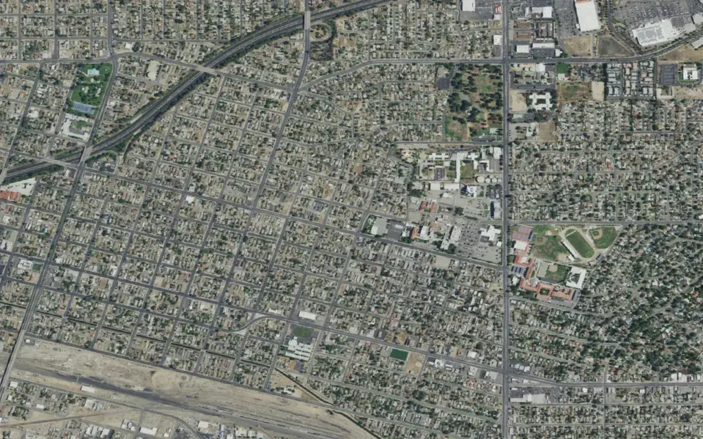 HVAC service area in East Bakersfield