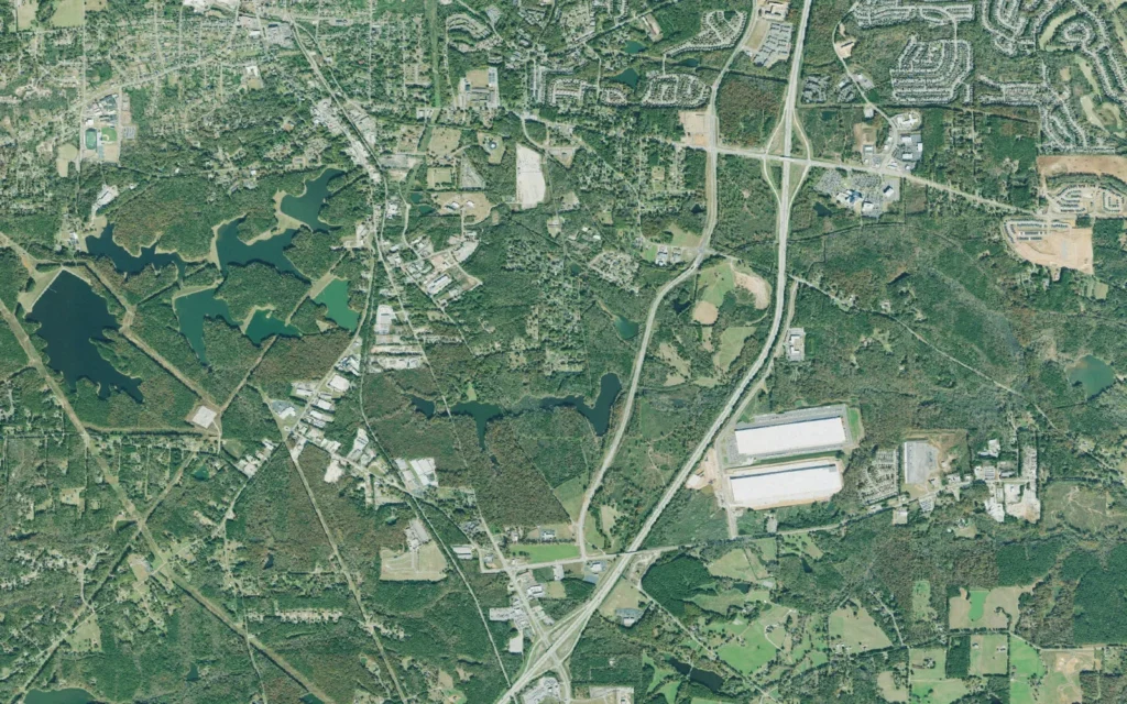 HVAC service area in East Newnan