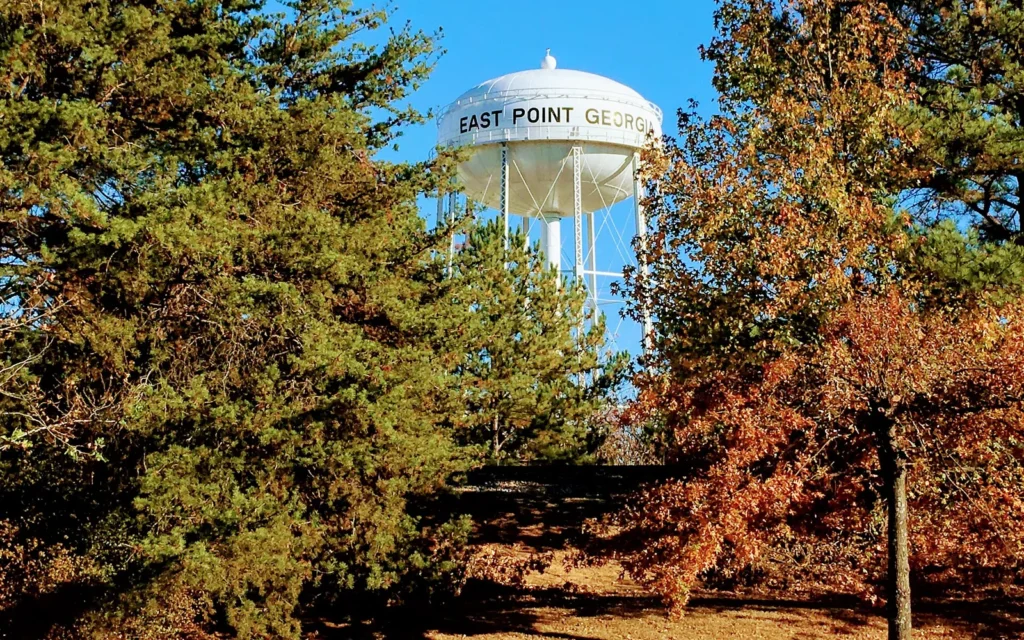 HVAC service area in East Point