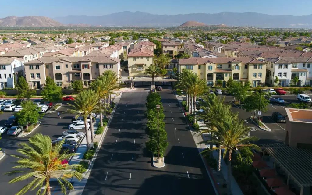 HVAC service area in Eastvale