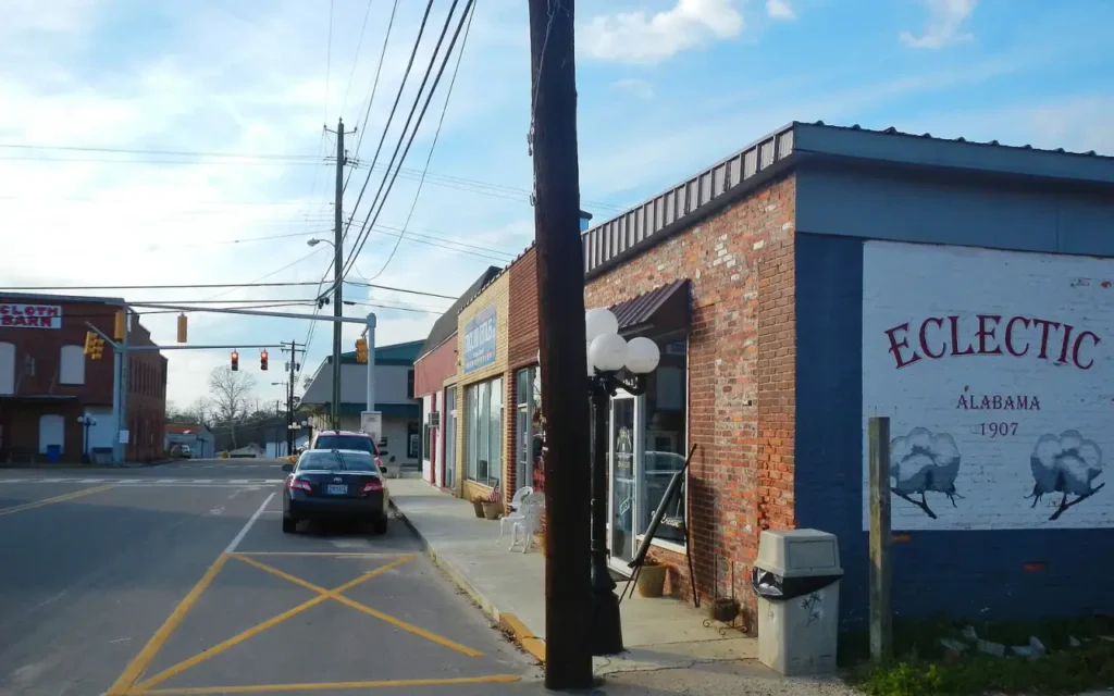 HVAC service area in Eclectic