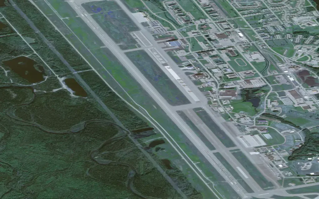 HVAC service area in Eielson AFB