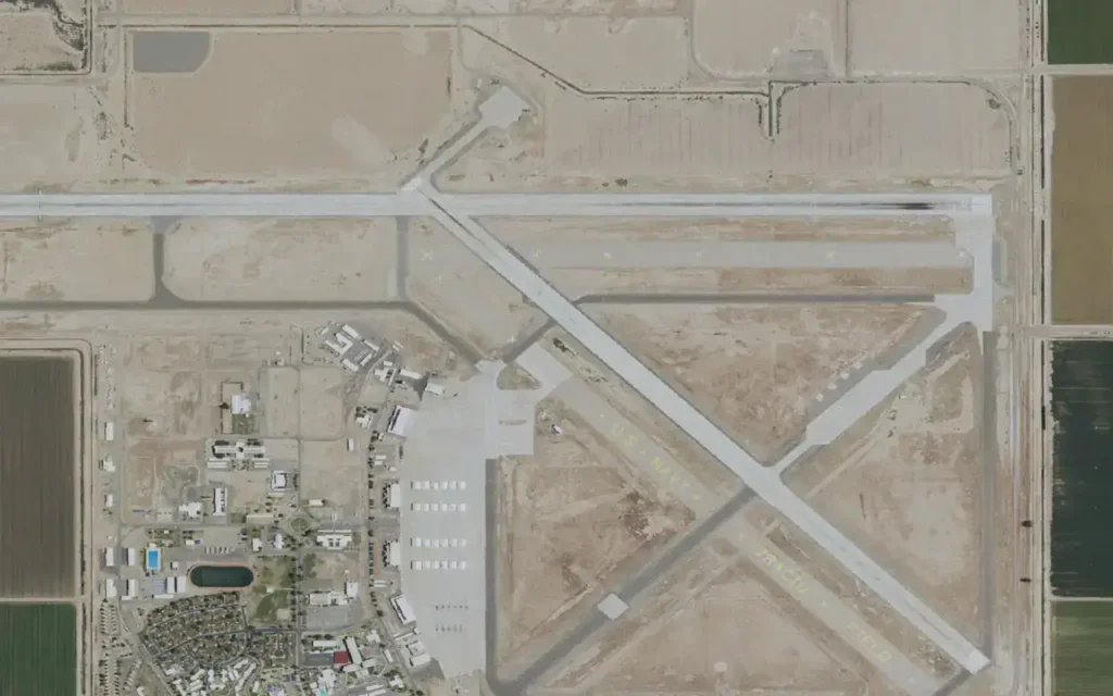 HVAC service area in El Centro Naval Air Facility