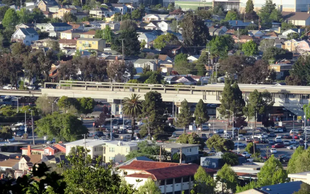 HVAC service area in El Cerrito