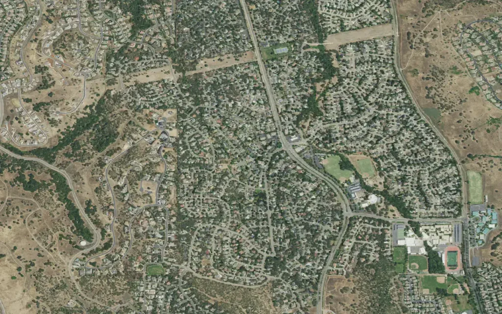 HVAC service area in El Dorado Hills