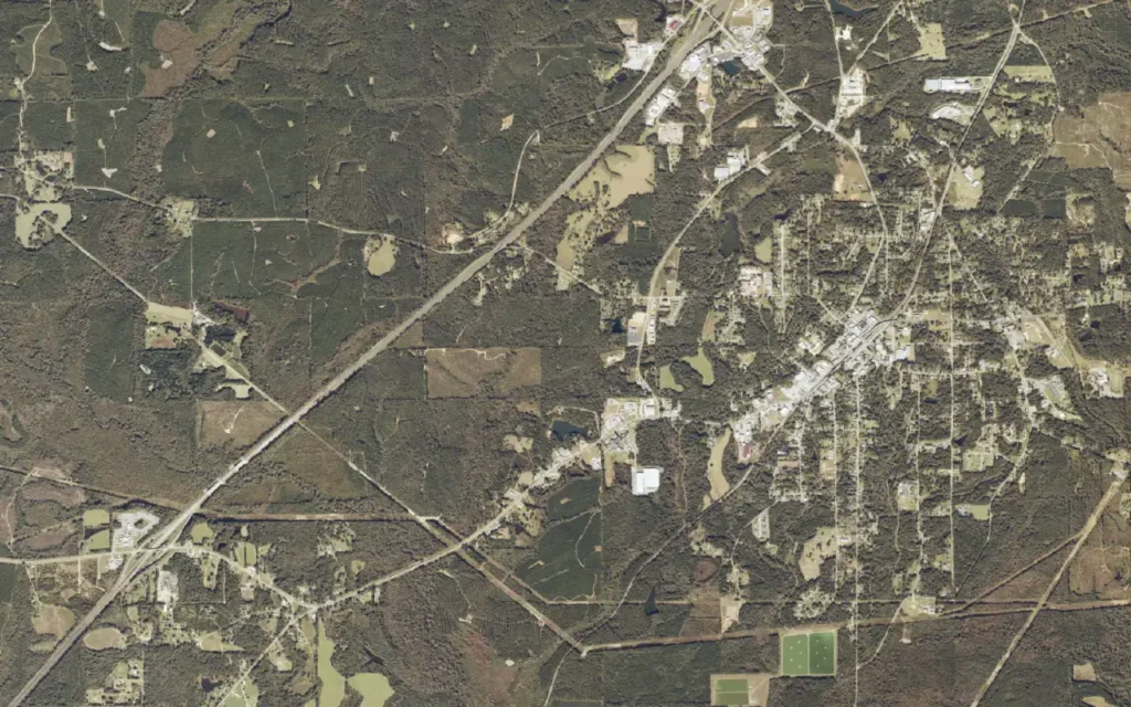 HVAC service area in Evergreen